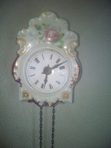 Orologio pendolo ceramica e - orologio, a