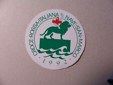 ADESIVO   CROCE ROSSA ITALIANA