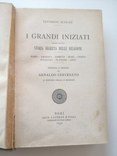 I Grandi Iniziati-Edoardo Schurè-Laterza ed.-1932