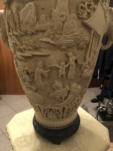 Colonna vaso arte indiana in - arte,
