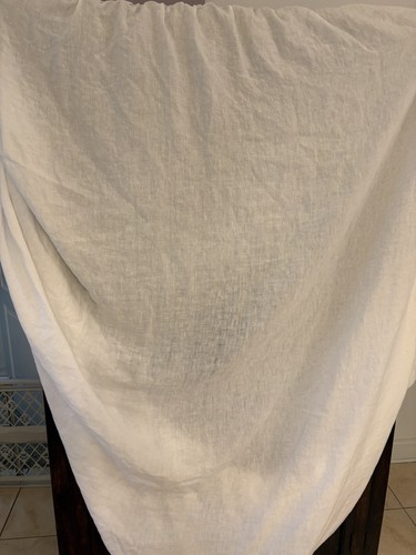 Lenzuolo matrimoniale bianco