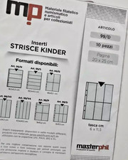 10 PAGINE INSERTI 6 TASCHE CRISTAL PER ALBUM KINDER IMMAGINI SACRE SANTINI