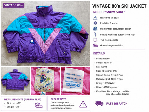 Giacca sci vintage - giacca, rodeo