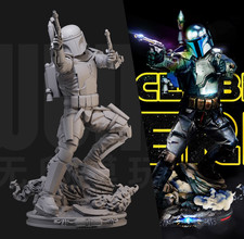 Guerriero spaziale in resina