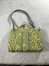 Tracolla mini computer Vera Bradley Limone Parfait Turchese Paisley in pensione