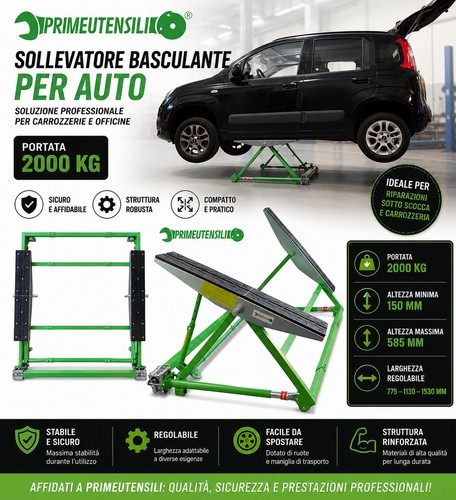 Mini ponte auto - mini, 2000kg