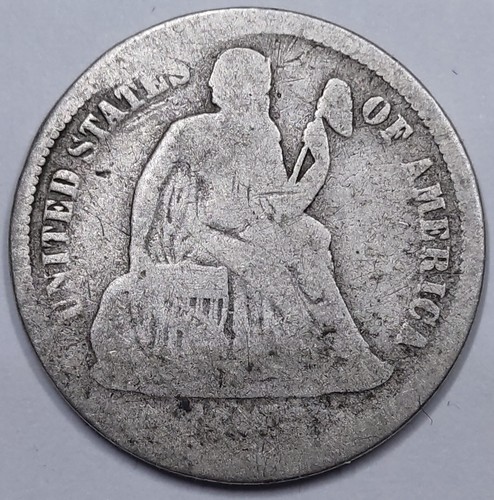 Monnaie argent dime seated - dime,