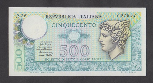 Italy 500 lire - , 2.4.1979