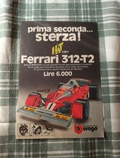 Pubblicità - Burago - Ferrari 312/T2 HAT 2101 - 13x19 cm - Werbung Advertising 