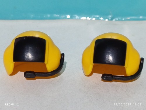 Playmobil caschi pilota - x2,