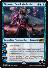 MTG TEZZERET, CRUEL MACHINIST FOIL EXC TEZZERET, MACCHINATORE CRUDELE