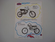 advertising Pubblicità 1978 BIMOTOR CROSS 50/AIM 75 ENDURO
