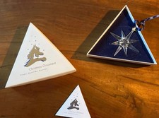 Swarovski  stella di Natale 191637  1995 grande 8 cm. Confezione origina...