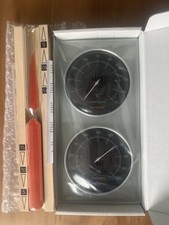 Accessori sauna Saunalux termometro igrometro Espe clessidra sabbia rossa nuovo