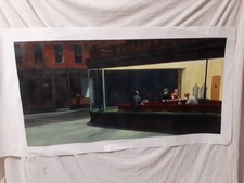 Edward Hopper Stampa Su Tela 50x100cm 