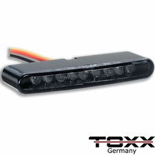 ToXx Luce Posteriore Mini LED Nera Fumè Moto BMW Kawasaki KTM Yamaha Triumph