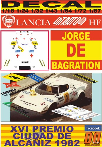 Decal lancia stratos jorge - stratos, de