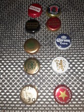 lotto di 10 tappi birra-