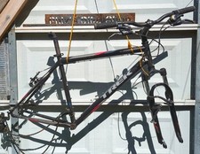 Forcelle telaio mountain bike grigio Trek Singletrack 850 19,5" cromato con ricambi USA 