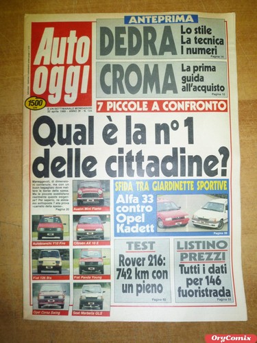 Auto oggi anno n - -,