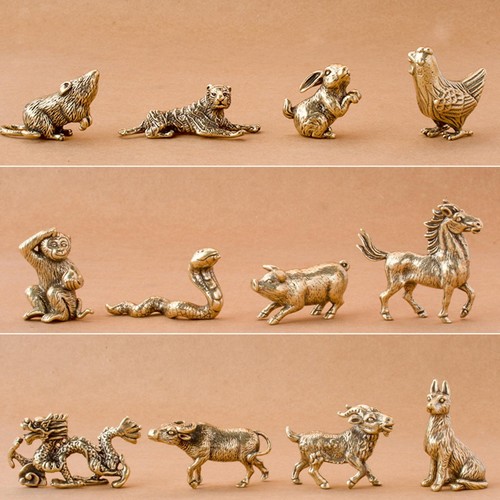 Statuette ottone dello - in,