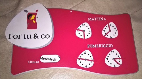 Cartello orario negozio - cartello,