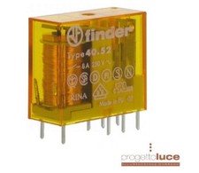 Mini rele scambi - 8a, con