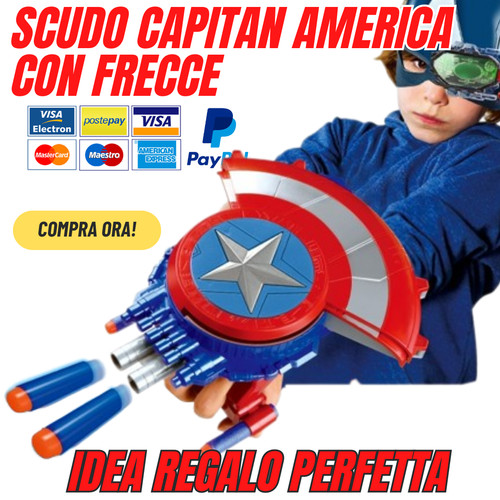 Scudo capitan america - scudo, bambino