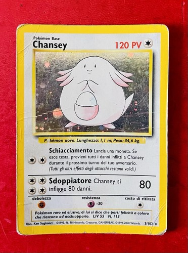 Lotto carte pokemon chansey - carte,