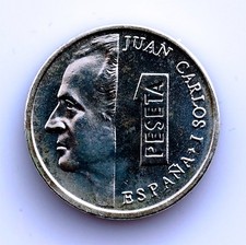 SC-Juan Carlos I.  1 pesetas