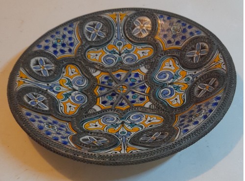 Antico piatto ceramica - piatto, in