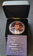 USA Oncia Argento colorato