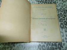 LEZIONI DI CHIMICA GENERALE ED