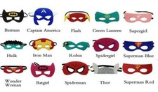 CARNEVALE MASCHERINE MARVEL - DC SUPEREROI HERO EROI MASCHERA OCCHI 