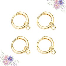  6pcs semplice orecchino fai da te fare accessori orecchino a clip in rame per