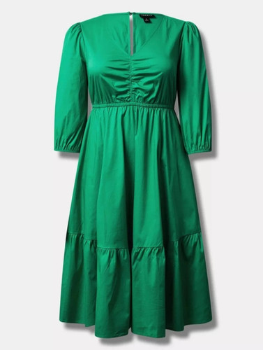 Abito torrid midi popeline - popeline, tg