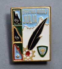 Distintivo Alpini  Officina mobile Julia esercito italiano