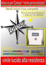 Adesivo Camper, roulotte, van