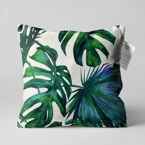 Copricuscino tropicale verde - copricuscino,