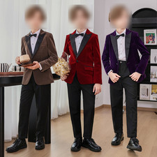 Set completo velluto ragazzo