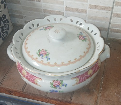 Zuppiera porcellana con - zuppiera,