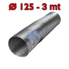 Tubo Ø 125mm in alluminio