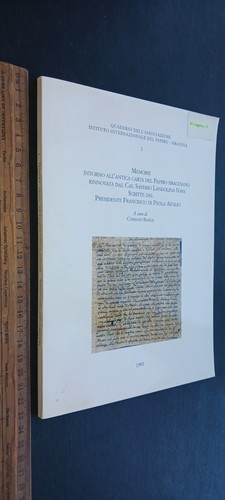 Memorie antica carta del - antica,