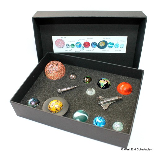 Modellino sistema solare vetro - sistema,