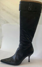 Sergio Rossi stivale TG 40.5 colore nero, tacco medio 7cm ottimo condizione