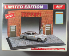 Best Model 9603 Limited Edition Diorama Ingresso Fabbrica Ferrari con scatola originale Italy