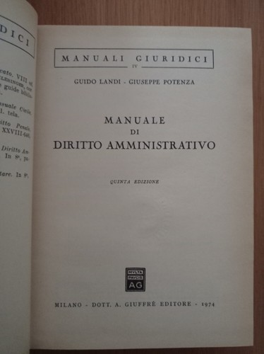 Manuale diritto - manuale, di
