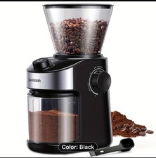 La Moustache Macinacaffè Elettrico【200W】e Regolabile in Acciaio Inox con 25