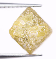 Diamante giallo naturale 2,46 CT diamante grezzo sfuso non tagliato diamante ...