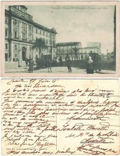 TARANTO - PIAZZA XX SETTEMBRE E PALAZZO DEGLI UFFICI - VIAGG. 1918 -85889-